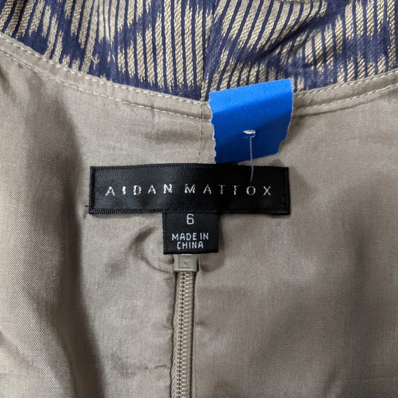 Aidan Mattox Dress in Navy Combo, 6 - Picture 11 of 11